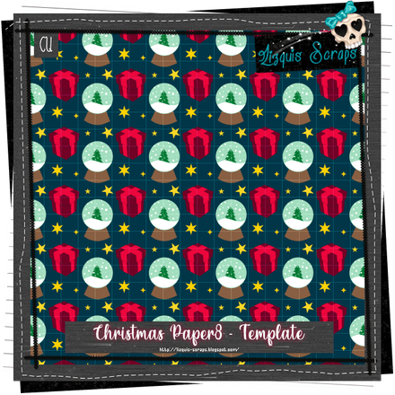 LS-Christmas Paper8 template