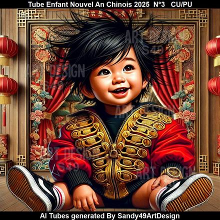 SAD - Tube Enfant Nouvel An Chinois 2025  N°3