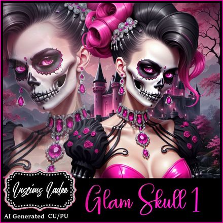 LL-Glam Skull 1