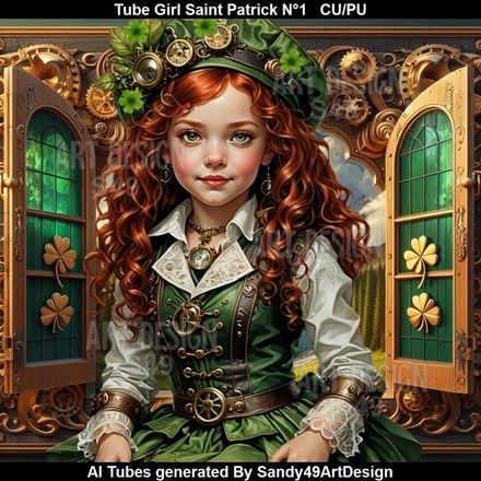 SAD - Tube Girl Saint Patrick N°1