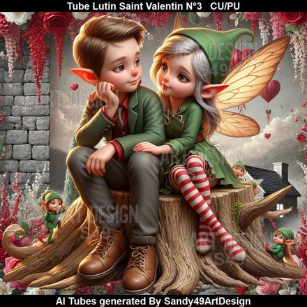 SAD - Tube Lutin Saint Valentin N°3