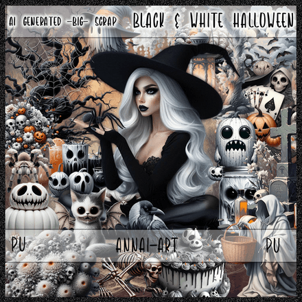 AAA-Black &amp; White Halloween