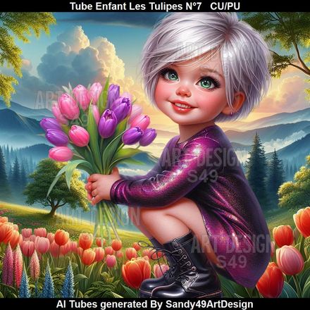 SAD - Tube Enfant Les Tulipes N°7