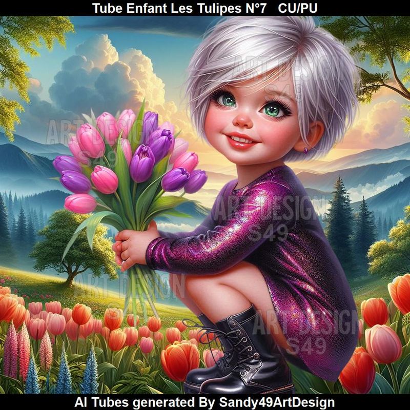 SAD - Tube Enfant Les Tulipes N°7
