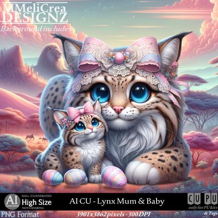 MMD - AI - CU Lynx Mum &amp; Baby