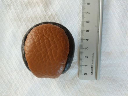 Small handmade leather juggling balls (3 set)