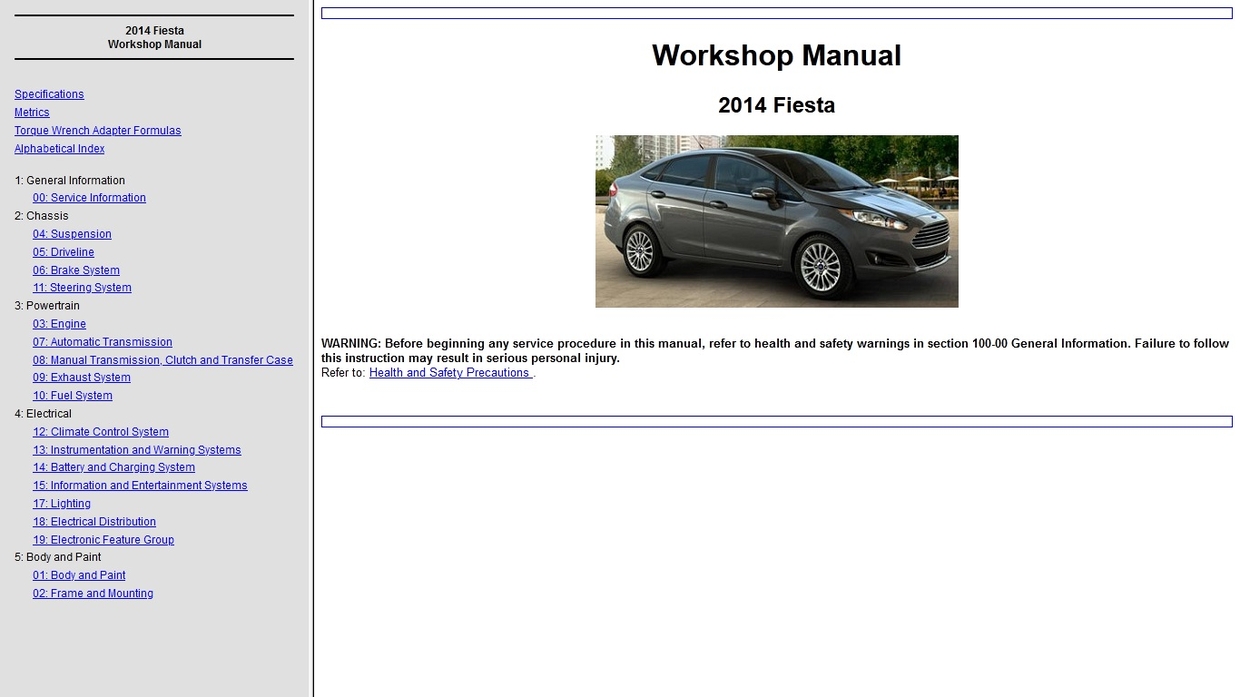 Manual De Taller Ford Fiesta 2012 manuales-taller.sellfy.store