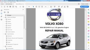 VOLVO XC60 3.2L B6324S5 2011-2014 Workshop Repair - Manual de Taller