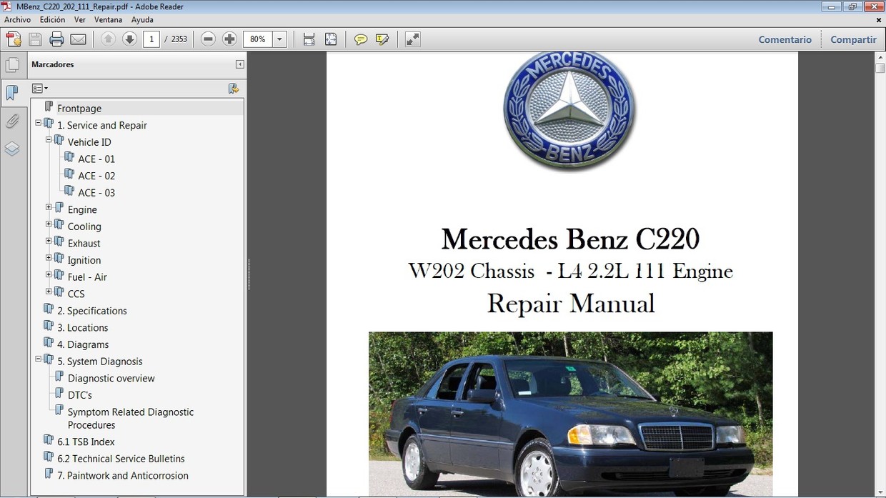 Mercedes m104 6 Cylinder Engine Service Manual w202 C280 C36 AMG Workshop - USB | UK Mercedes m104 6 Cylinder Engine Service Manual w202 C280 C36 AMG Workshop - USB | UK