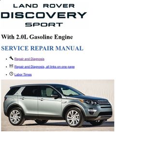 LAND ROVER DISCOVERY SPORT L550 2.0L Service Repair Manual