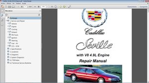 CADILLAC SEVILLE V8 4.9L Workshop Repair - Manual de Taller