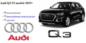 AUDI Q3 F3 2.0L Turbo FSI 2019+ Service Repair Manual