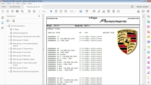 PORSCHE PANAMERA 971 G2 Parts Catalog - Catálogo de Partes