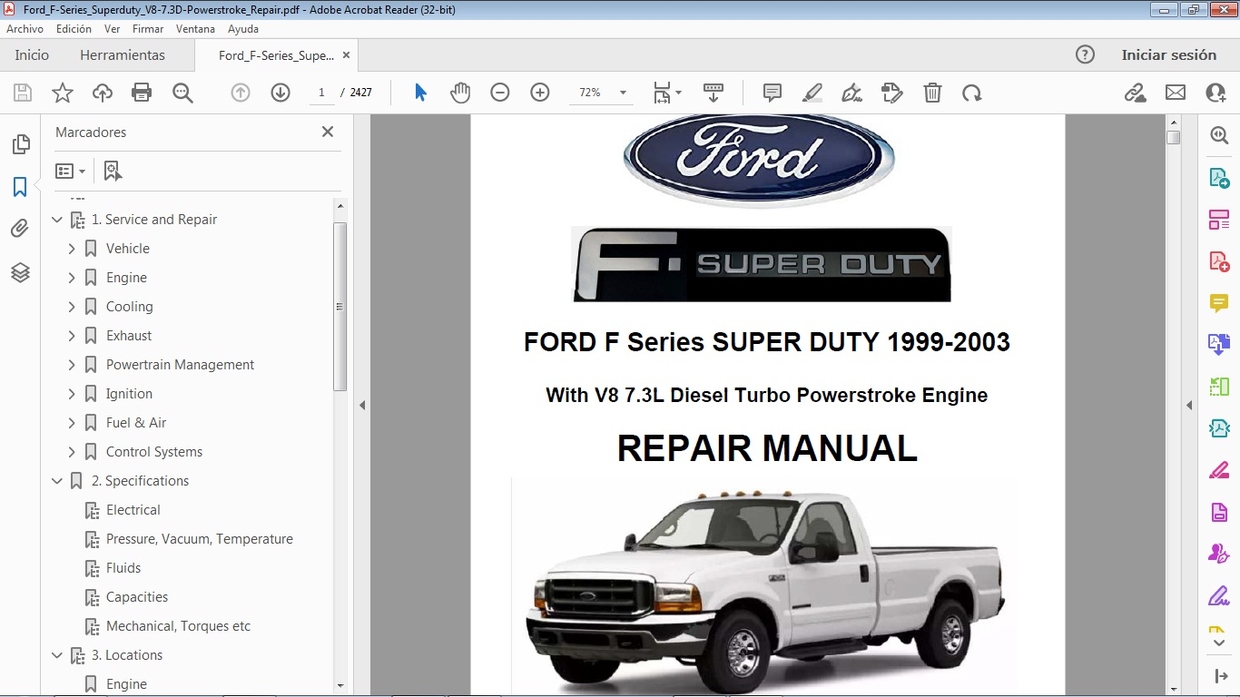 1995 7 3 POWERSTROKE REPAIR MANUAL PDF visual data 5