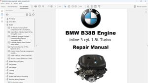 BMW B38 Engine Service Repair Manual Taller
