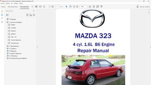 MAZDA 323 Allegro Artis 1.6L Sohc 1994-1998 Service Manual