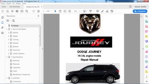DODGE JOURNEY V6 3.5 Workshop Repair - Manual de Taller