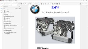 BMW B47 Diesel Engine Repair Manual, Reparación del Motor