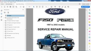 FORD F150 F250 Expedition Navigator 1997-2002 Repair Manual