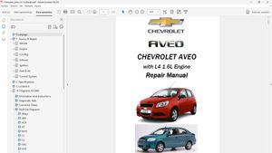 Chevrolet AVEO 2007-2011 1.6L Repair Manual Taller
