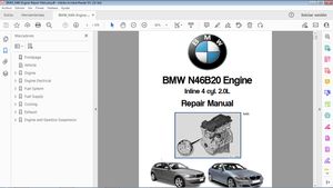 BMW N46 Engine Repair Manual - Manual de Reparación del Motor