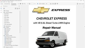 Chevrolet Express V8 6.6L Diesel Turbo Service Repair - Manual de Taller