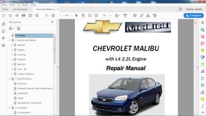 CHEVROLET MALIBU 2.2L Workshop Repair - Manual de Taller