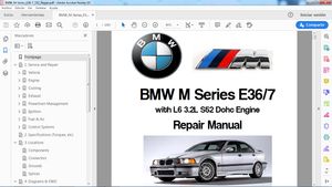 BMW M Series Coupe &amp; Roadster E36/7 3.2L S52 Workshop Repair - Manual de Taller