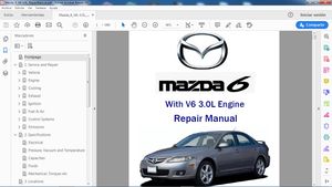 MAZDA 6 V6 3.0L Service Repair Manual