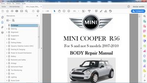 MINI COOPER R56 Body Repair - Manual de Carrocería