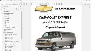 CHEVROLET EXPRESS V8 5.3L Service Repair - Manual de Taller
