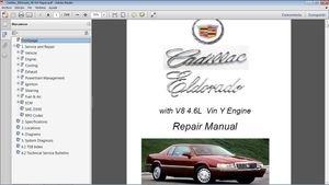 CADILLAC ElDorado V8 4.6 Workshop Repair - Manual de Taller