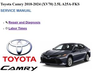 Toyota Camry 2018-2024 2.5L A25A-FKS Service Manual