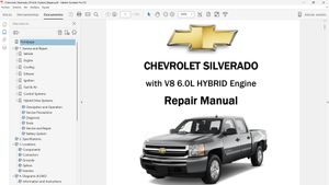 Chevrolet Silverado V8 6.0L Hybrid Service Repair Manual