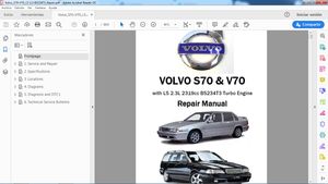 VOLVO S70 V70 2.3L B5234T3 Workshop Repair - Manual de Taller