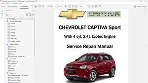 Chevrolet CAPTIVA Sport 2.4L Ecotec 2011-2015