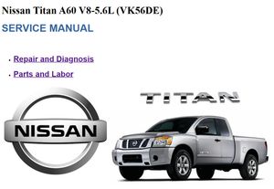 NISSAN TITAN A60 gen1 V8 5.6L Workshop Repair - Manual de Taller