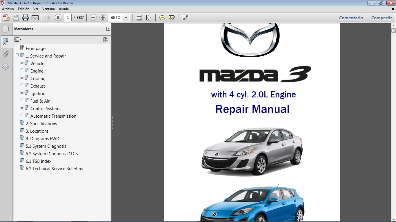 2015 MAZDA 3 REPAIR MANUAL PDF FREE DOWNLOAD visual data 8