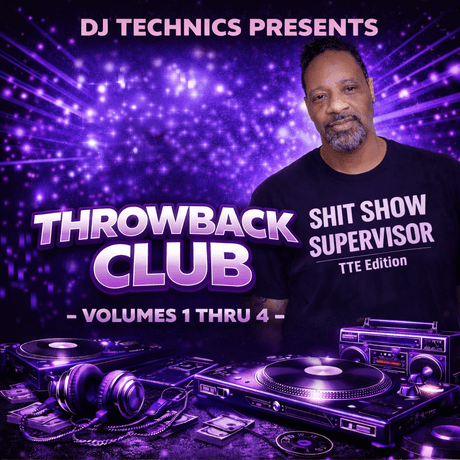 DJ TECHNICS - THROWBACK CLUB VOLUME 1-4 (4 mixes)