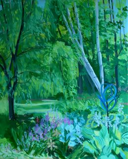 Summer Hostas &amp; Birch