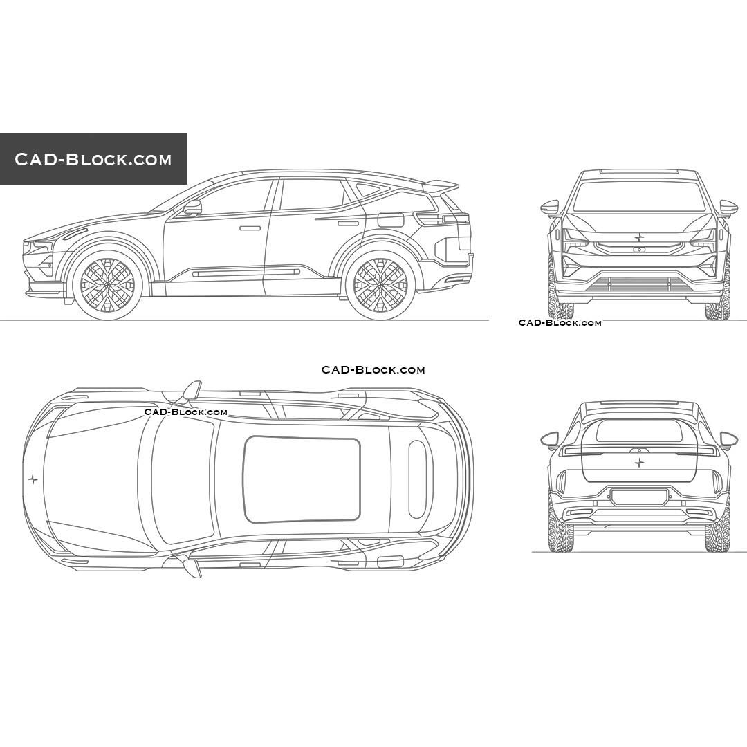 Polestar 3 Vector Car Drawings Polestar 3 Vector Car Drawings
