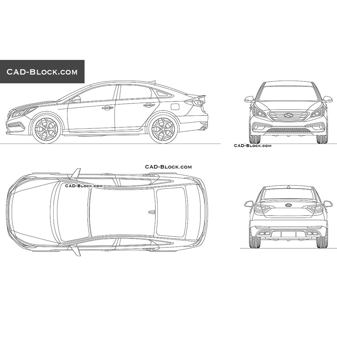 Hyundai Sonata Blueprint Top View SONATA Design Sedan Hyundai hyundai-sonata-blueprint-top-view-sonata-design-sedan-hyundai
