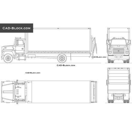 Ford LN8000 Box Truck (1995)