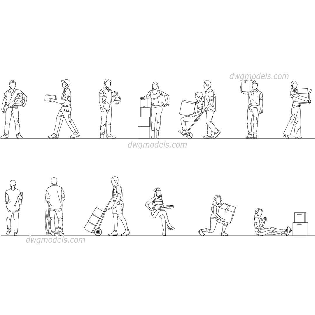 Couriers DWG File AutoCAD Couriers DWG File AutoCAD