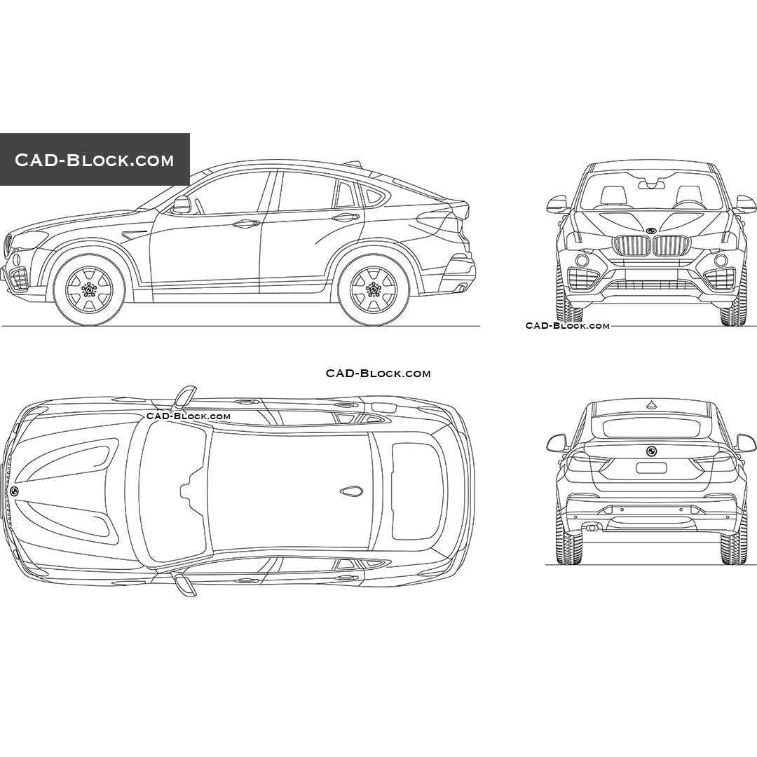 bmw-x4-vector-car-drawings