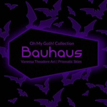 BAUHAUS Small Bat-Shaped Wax Melts w.Coffin Charm