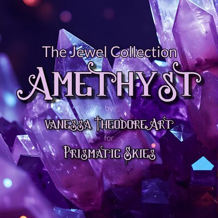 JEWEL COLLECTION:  Amethyst Gem Shaped Wax Melts (6x)