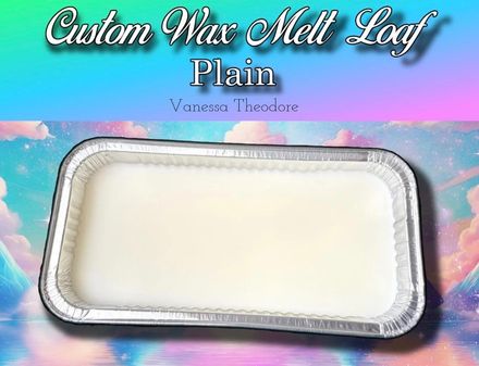 1lb Wax Melt Loaf - PLAIN - A's
