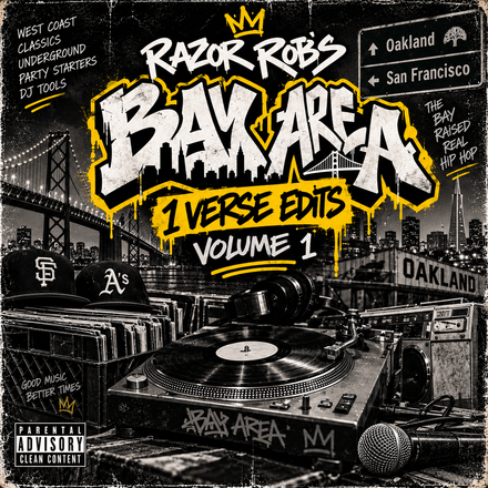 Bay Area Hip Hop 1 Verse Edits Vol.1 (40 MP3 Clean) 