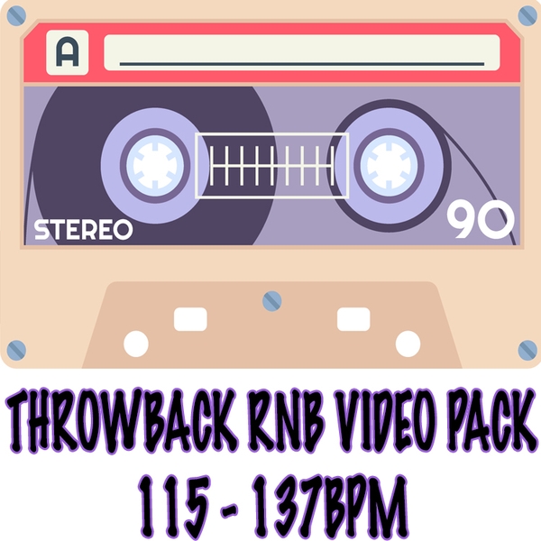 Throwback RnB Video Pack 115-137 BPM